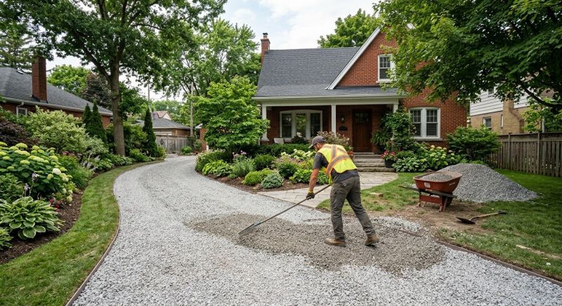 Gravel Spreading in Waldorf, MD
